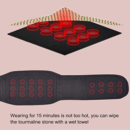 ZFF Terapia Magnética Soporte Lumbar Cinturón Apoyo autocalentamiento Faja Lumbar para Dolor Crónico, Ciática, Espasmos Nervio Y Herniado O Hernia Discal para Dolor Alivio Oksmsa (Size : XL) - imagen 5