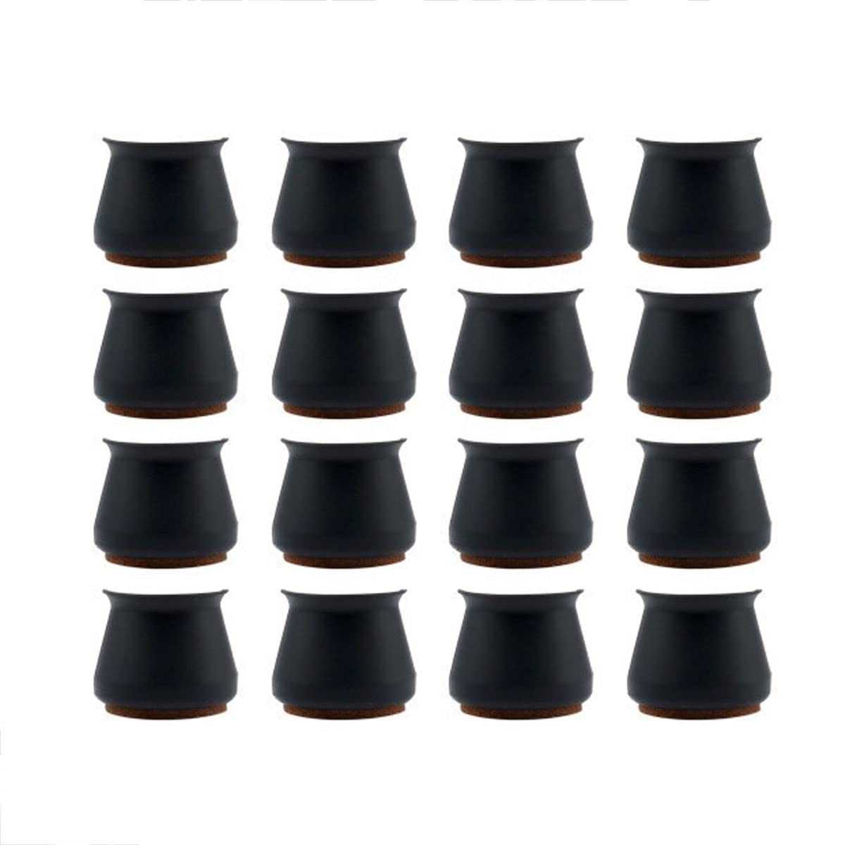 Protectores De Piso for Patas De Silla, Cubiertas for Patas De Sillas, 16 Piezas Tapas De Goma for Patas De Sillas, Cubiertas for Almohadillas for Pies De Mesa, Protectores De Piso for Patas De Silla