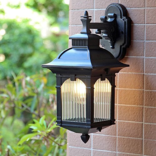Lampe murale extérieure imperméable luminaire de terrasse style chinois E27