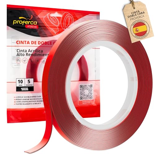 proferca Cinta Doble Cara Extrafuerte Xtreme 10mm 5 metros
