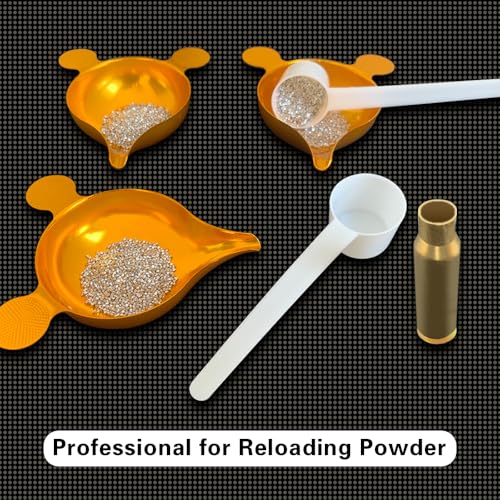 metal powder pan with scoop deeper design non-stick and pour easily metal weighing boats for supplement lab spice medication use with electronic scalespowder dispensers