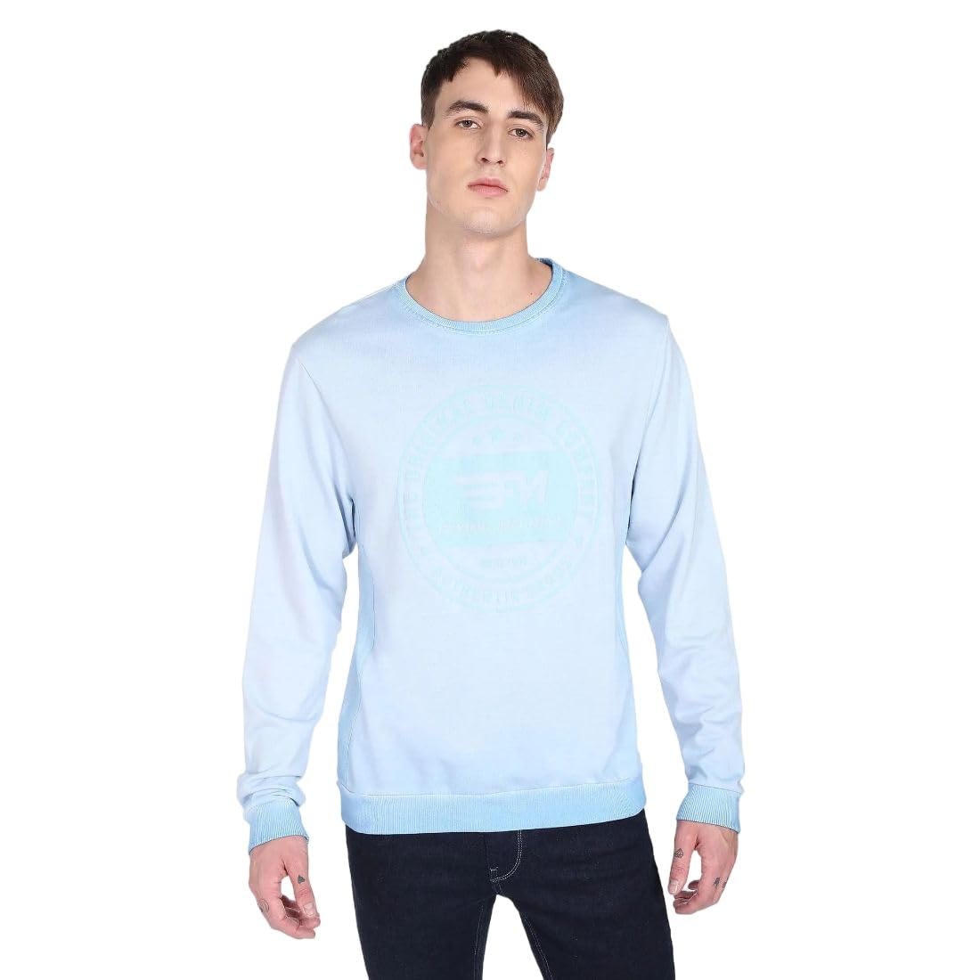 flying machine Men's Regular Fit Sweatshirt| Printed-picture-17