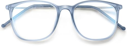 VISOONE Gafas antideslizantes TR90 con bloqueo de luz azul, tamaño M, marco de gafas con protección ocular antirreflejos para mujeres GaeL