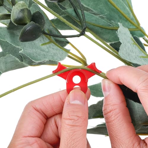 Ouligay 40 Stück Pflanzenbieger Lst Clips Pflanzen Clips 90 Grad Low Stress Training Clips Pflanzentrainer für Niedrige Belastung Pflanzenclips Zum Biegen von Pflanzenstämmen Ändern der Wuchsrichtung