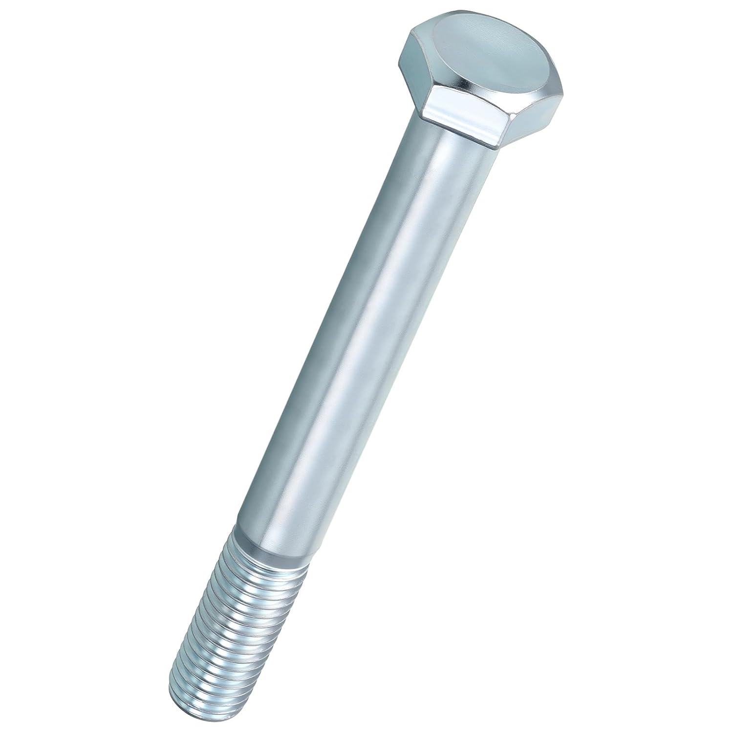 5 Pcs Hex Head Screws Bolts - [5/8"-11x6] Carbon Steel Grade 5 Hex Tap Hexagon Head Machine Bolts Right Hand External Hex Drive, Blue White