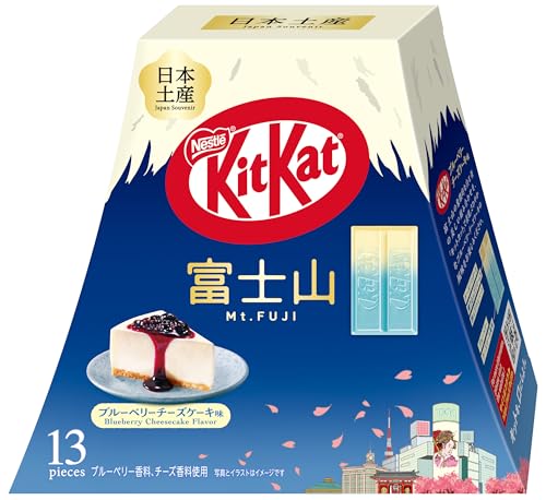 ネスレ日本 キットカット ブルーベリーチーズケーキ味 富士山パック13枚のサムネイル