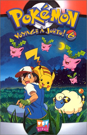 Pokémon Voyage a Johto N6 cinta VHS francesa para tardes de nostalgia retro y maratón de anime