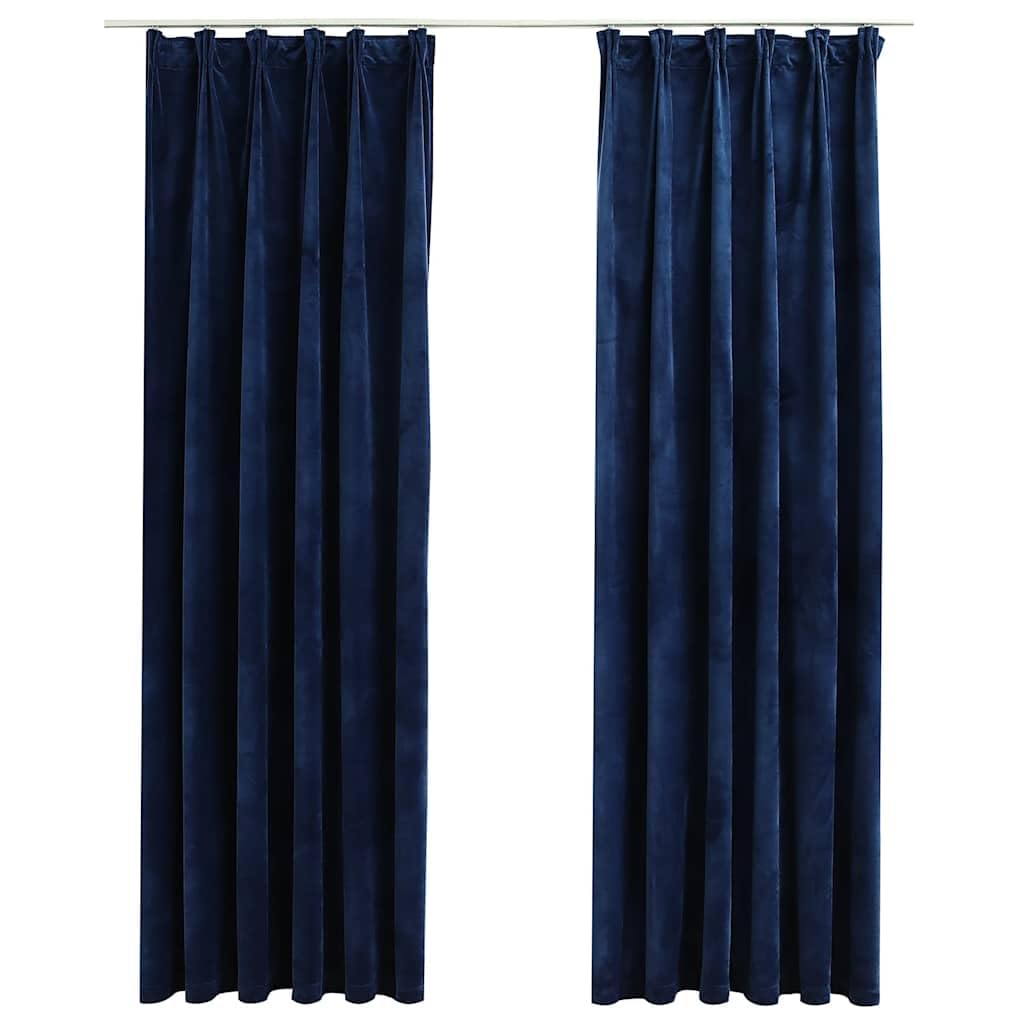 Tende Velluto Oscuranti 2 Pezzi 140x225cm