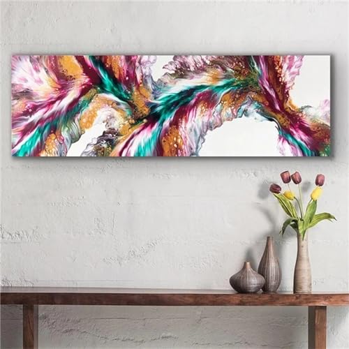 DIY diamant strass broderie vague abstraite 50x100cm contre le stress quotidien