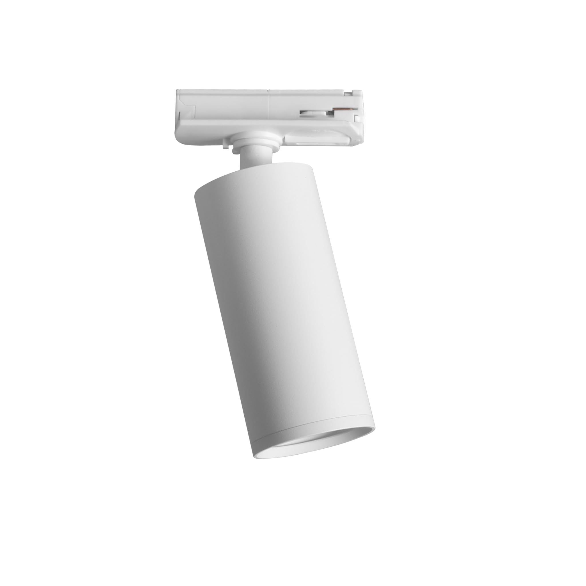 Ledvion - Faretto a Binario, Binario Monofase, Solo illuminazione del binario, Bianco, 1x spot GU10 orientabili, Plafoniera led soffitto, lampadario cucina, faretti led, plafoniera moderna