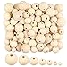 1000 Pieces Wooden Beads, Natural Round Wood Beads Unfinished Wood Spacer Beads Loose Beads for Crafts DIY Jewelry Making, 7Sizes (6mm, 8mm, 10mm, 12mm,14mm, 16mm,20mm)
