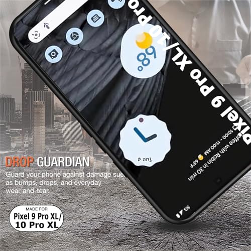 Image of Battery Case for Google Pixel 9 /10 Pro XL, 10000mAh Portable Protective Charging Case with Wireless Charging Compatible for Pixel 9 /10 Pro XL (6.8 inch) Battery Pack Charger Case with Carplay (Black)