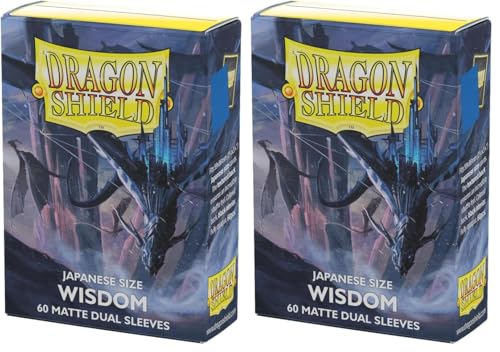 Dragon Shield Arcane Tinmen 15157 Dual Matte: Wisdom 60 Count - Maniche giapponesi (Confezione da 2)