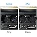Car Coasters, Wisdompro 4 Pack PVC Car Cup Holder Insert Coaster - Anti Slip Vehicle Interior Accessories Cup Mats for Women(Diameter 3