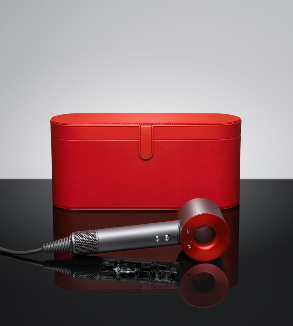 dyson supersonic hair dryer iron red