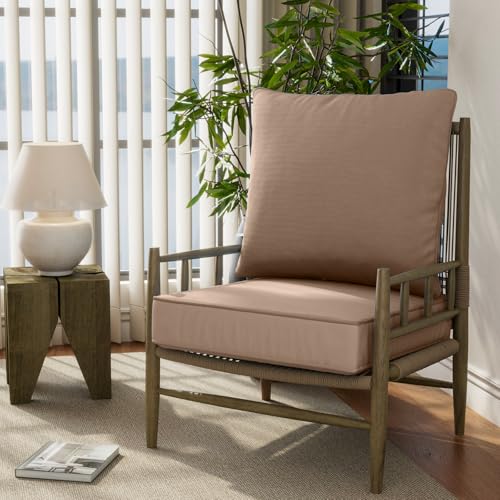 24" x 24" x 6" Outdoor Deep Seat Cushions Set - 4 Set Waterproof & Fade Resistant Patio Furniture Replacement Cushions, Non-Slip Outdoor Cushions Fit Loveseats, Couches, Chairs, and Sofas. by Suionryorid - Image 7