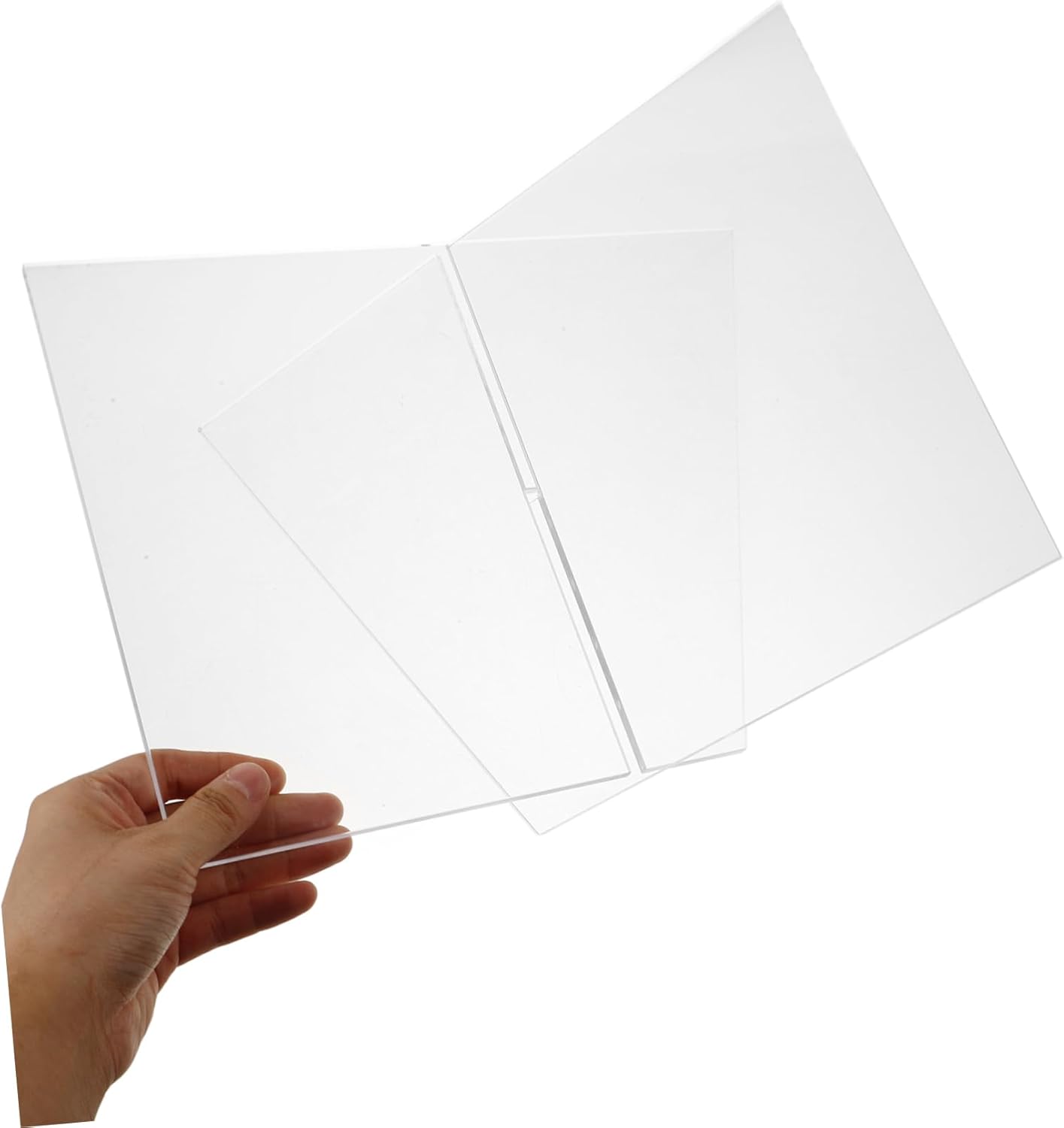 PRETYZOOM Modern Acrylic Book Table Stand Book Rack for Display Reading Stand Strong Support