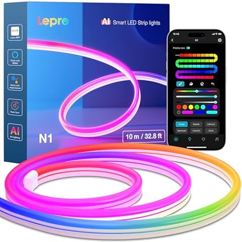 Lepro N1 AI Smart Rainbow Neon Light Strip Cover