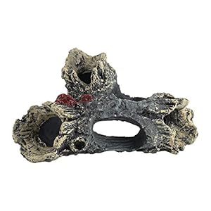 Acquario Driftwood Decorazioni Acquario Ornament Fish Tank Paesaggistica Subacquea Fai-da-Te Nascondi Cave Decor Resina Hollow Tree Ornament