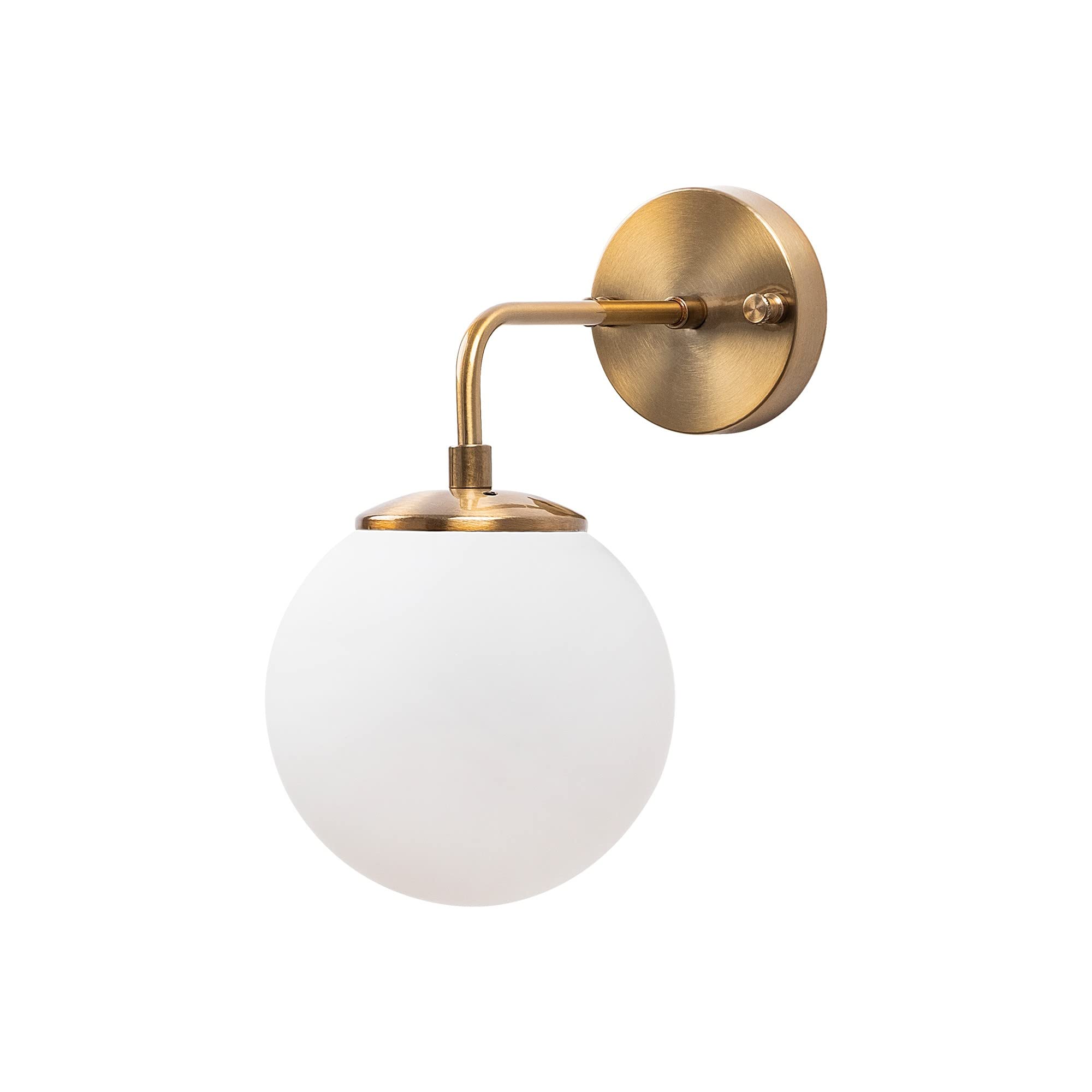 WELL HOME MOBILIARIO & DECORACIÓN Aplique de pared pantalla blanca, metal, vintage, 15x27x25, casquillo e14 max 40 w