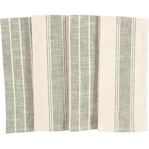 KAF Home Natural Rustic Farmhouse Slubbed Kitchen Towel | 100% Cotton Dish Towel, 18 x 28 Inches | Soft and Absorbent (Olive, Set of 4) KAF Home Natural Rustic Farmhouse Slubbed Kitchen Towel 100 Cotton Dish Towel 18 x 28 Inches Soft and Absorbent Olive Set of 4
