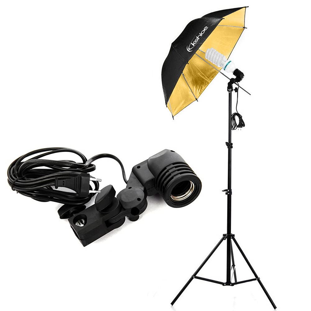 Kit d'éclairage Studio Photo Système de Support de Tissu Réglable avec Ombrelles 5 en 1 Réflecteur Softbox Toiles 1 Sac de Transport pour Portrait