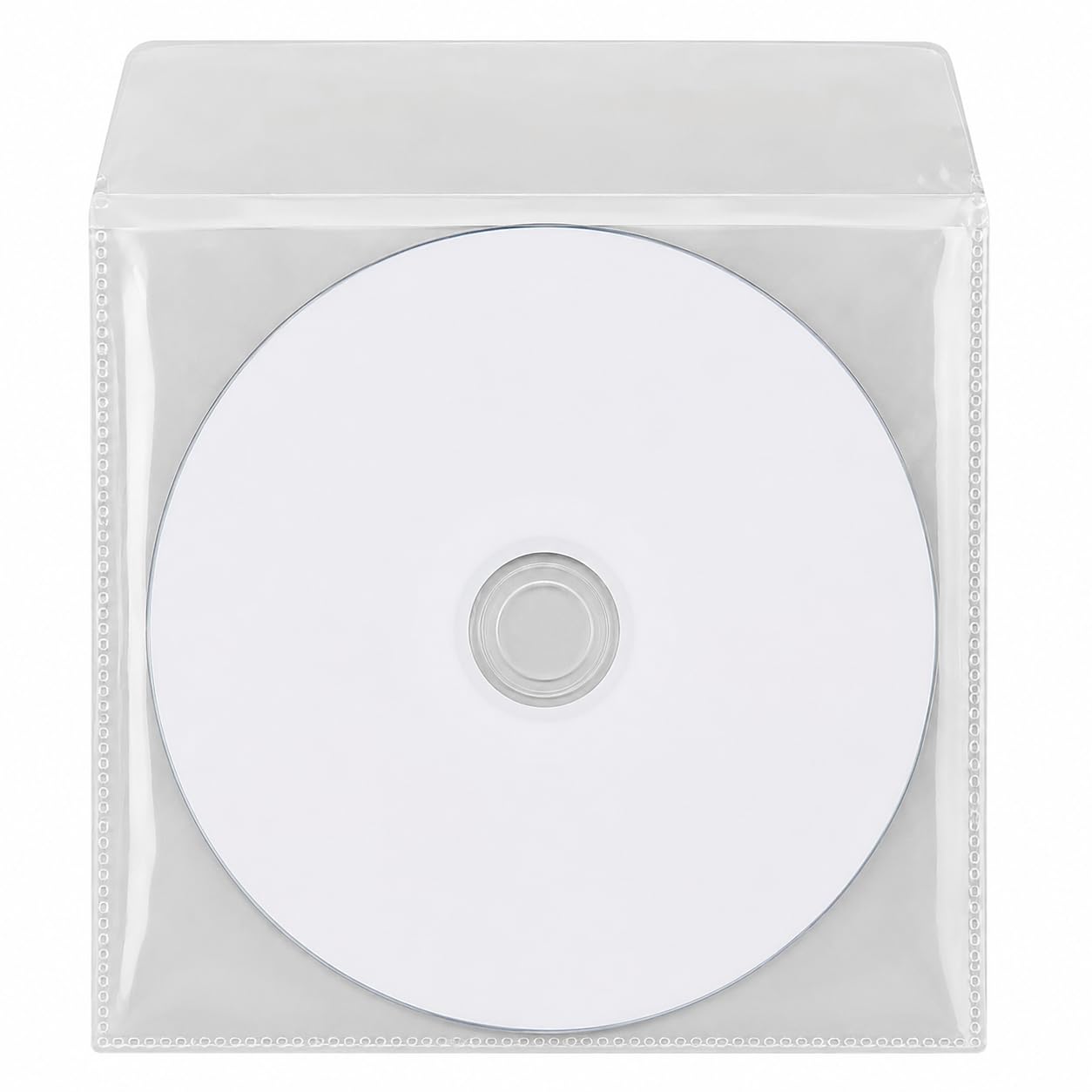 Ritek Lot de 5 DVD-R vierges imprimables à jet d'encre avec une vitesse d'écriture de 16x dans des pochettes en plastique avec rabat Blanc