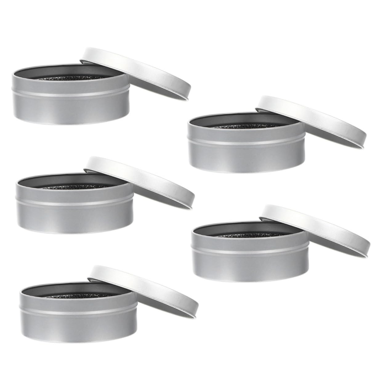 IWOWHERO Travel Makeup Brush Cleaning Kit 5 Pack Brush Cleaning Box Sponge Portable Easy to Wash