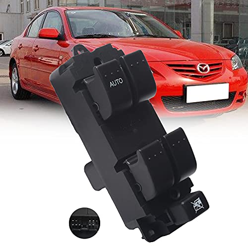 Beneges Master Power Window Switch Compatible With 2004-2009 Mazda 3 Front Left Driver Side Control Switch Bn8F66350A #TOP15