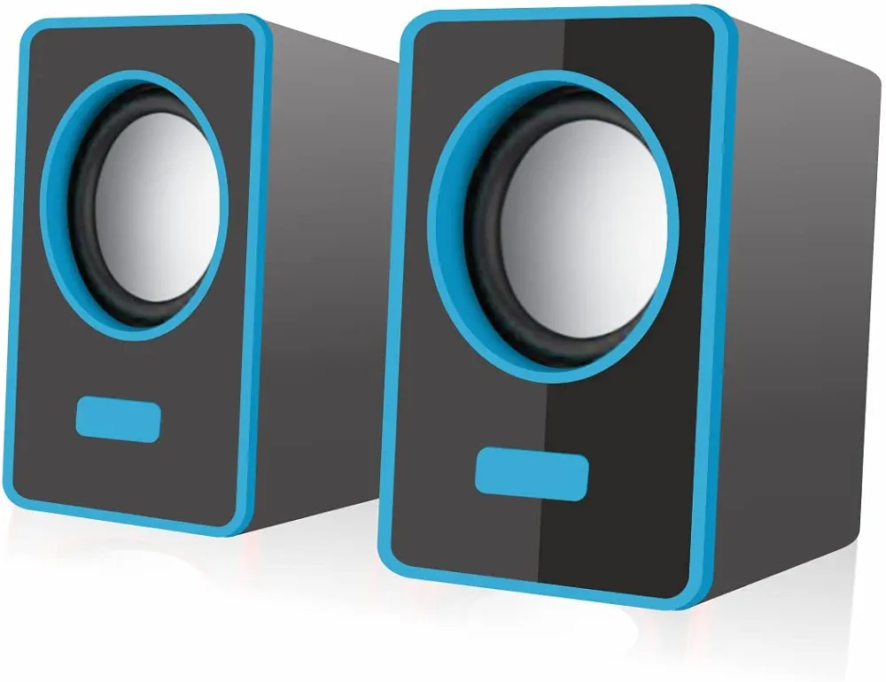 Genteel® Computer Speaker Multimedia Sound Bass Speakers Auxiliary System for PC Laptop (PC