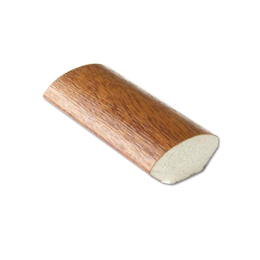 uPVC Plastic Quadrant Trim - Window/Tile Beading - 17.5mm x 1m Length - Golden Oak