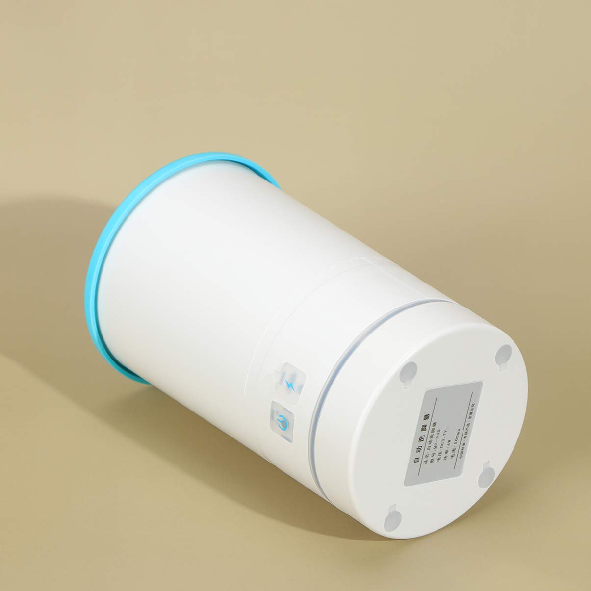 Przenośna szczotka do czyszczenia psów, łap psów, szczotka do czyszczenia, ładowanie przez USB, dla szczeniaków, kotów, masażu, pielęgnacja, brudne pazury S niebieski
