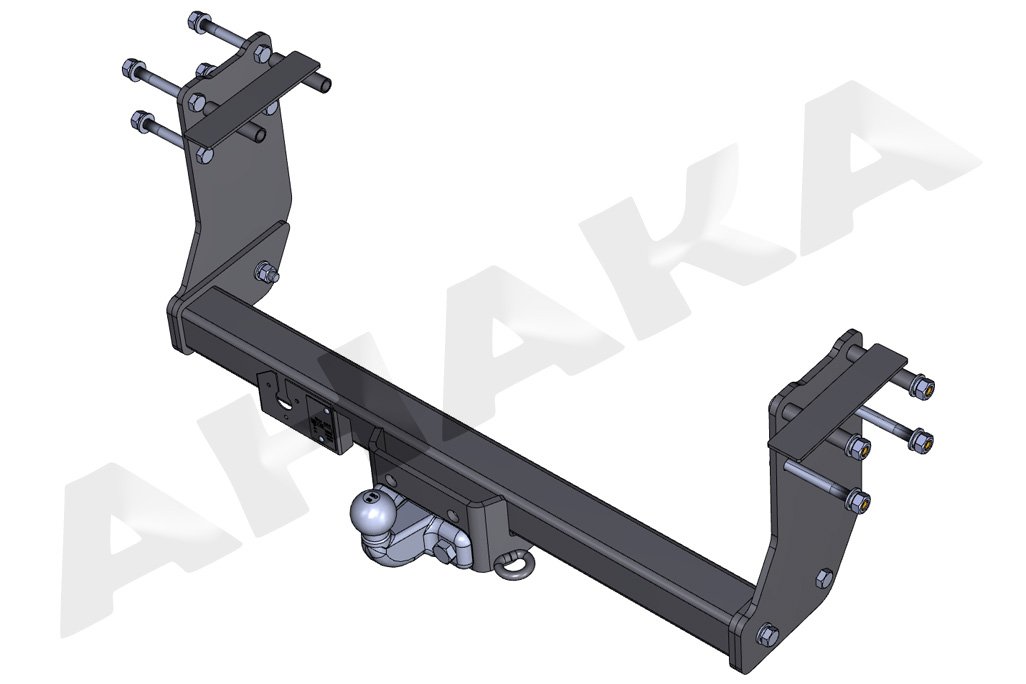 ATTELAGE avec faisceau 7 broches | Ford Transit de 2000-05/2014 Pick-up / crochet «col de cygne» démontable avec outils