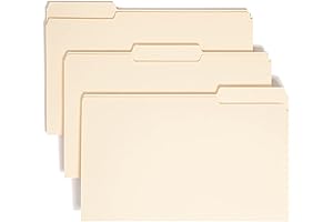 Smead File Folder, Legal Size, 1/3-Cut Tab, Assorted Positions