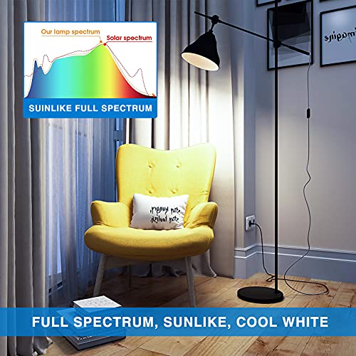 Borccdit LED LIGHT BULBS Full Spectrum Light Bulb 4Pk, 6000K Natural Sunlight Bulbs thumb #1