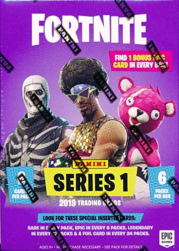 2019 Panini FORTNITE Trading Cards EXCLUSIVE Factory Sealed Blaster Box with 36 Cards with BONUS EPIC CARD! Look for Holofoil Parallels of Uncommon, Rare, Epic & Legendary Cards! Brand New! WOWZZER
