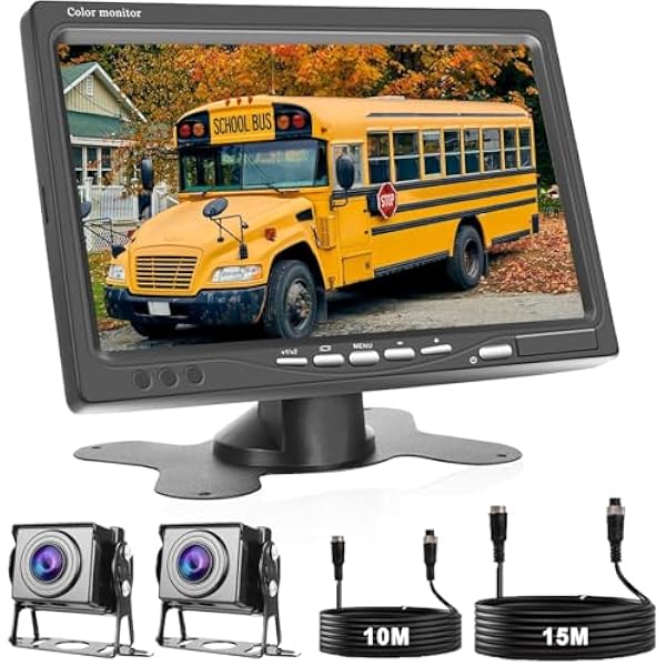 Zestaw kamer cofania z monitorem LCD 7\