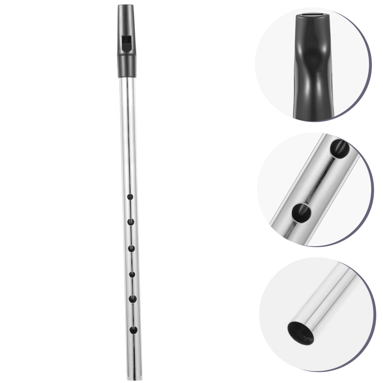 TOYANDONA 2pezzi Flauto Irlandese in Metallo c Principianti e Intermedi Strumento Musicale Facile Da Suonare Adatto Tutti Colore Elegante Per Occasioni Diverse