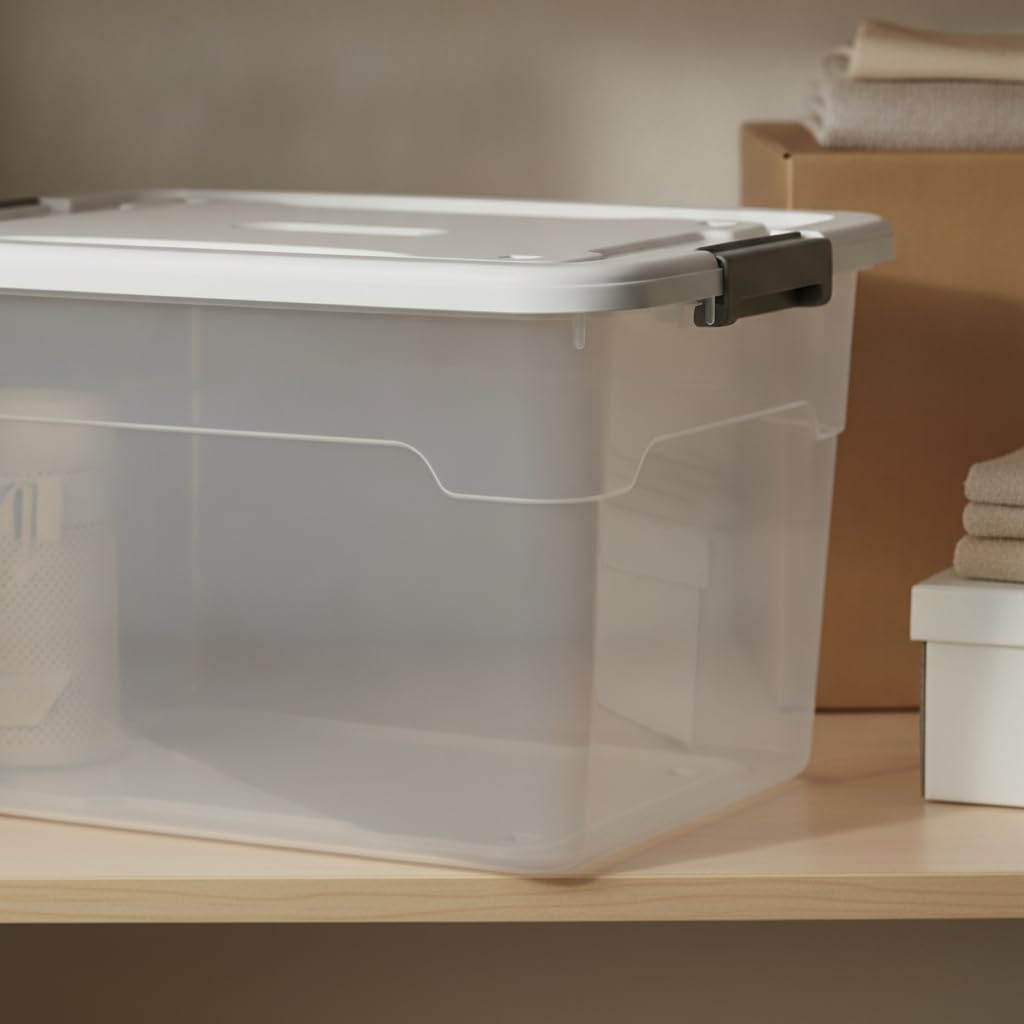 Boîte rangement plastique PP, couvercle, size to 2
