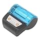 Tragbarer Bluetooth-Belegdrucker, 80-mm-Etikettendrucker, Kabelloses Thermodruckgerät, Eingebauter Akku für Reisen, Büro, Zuhause