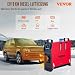 VEVOR Standheizung Diesel 8KW 12V 0,18–0,48 L/h Dieselheizung Rot