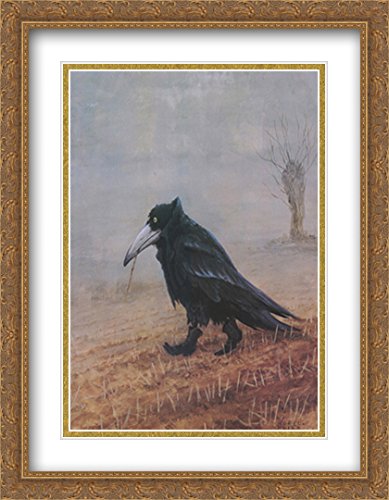 Amazon.com: Krahe 2x Matted 24x32 Large Gold Ornate Framed Art
