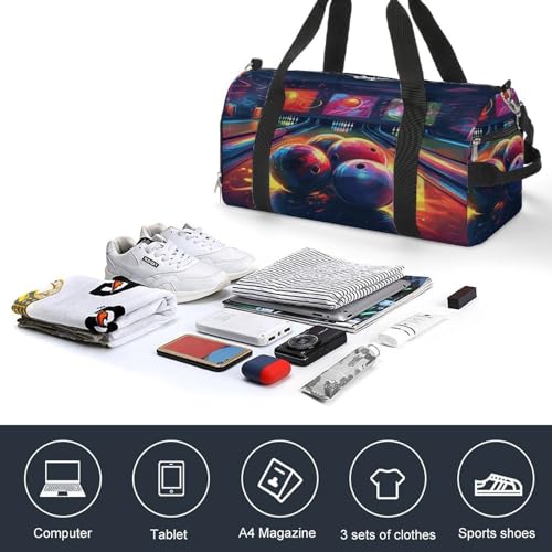 Gym Bag,Bowling Balls Gym Duffle Bag,sports Gym Bag,small Fitness Workout Sports Duffle Bag,gym Bag for Women And Men4