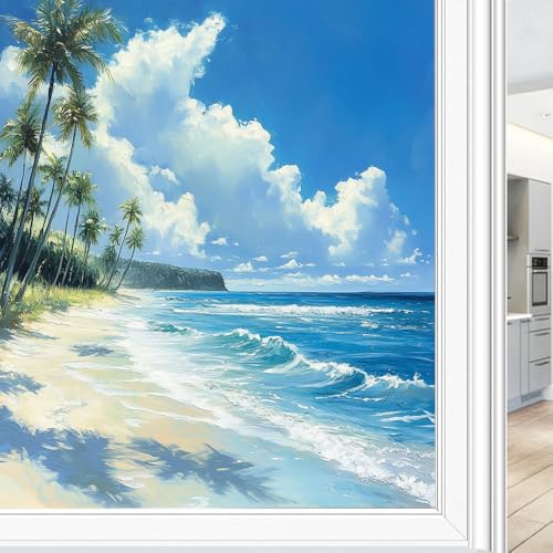 Vinilo decorativo para ventana diseño marino 17.7x23.6 pulg miniatura 1