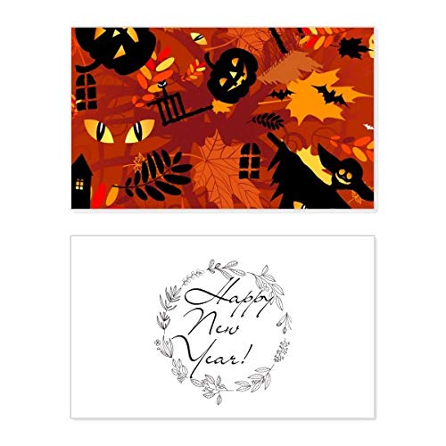 Tarjeta conmemorativa para Halloween: celebra el Año Nuevo con tus seres queridos