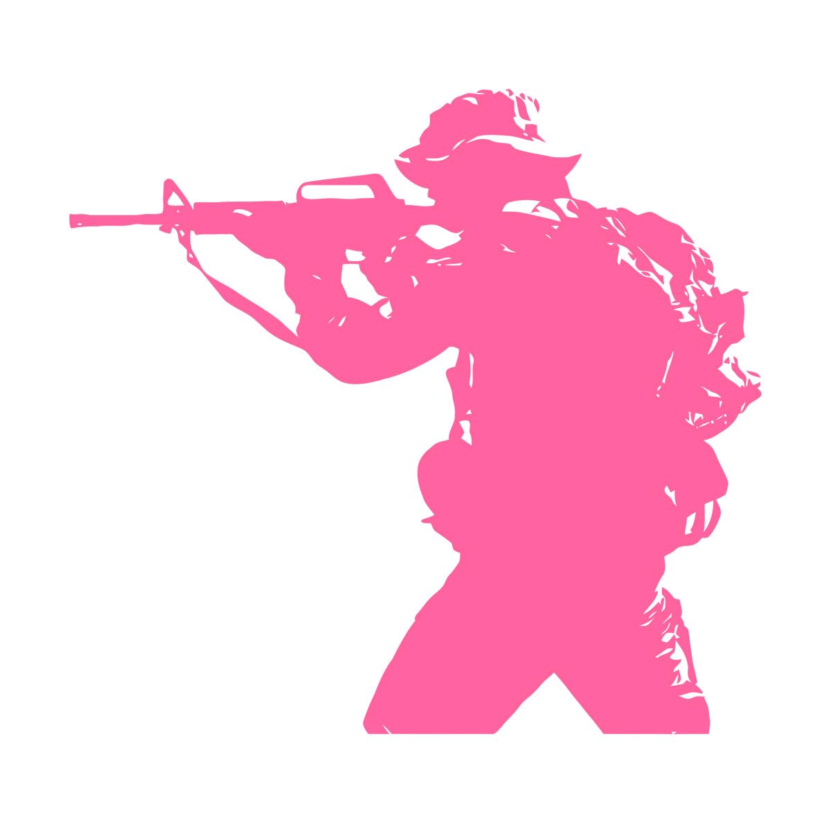 Cool Soldier Vinyl Wall Decal for Boys Bedroom Weapon Military War Wall Stickers Mural Home Decoration Wallpaper Large - 67x72cm — image 1