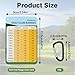 Epinovo 2 Pcs Golf Club Distance Card, Waterproof Golf Club Range Chart & Yardage Guide, Quick Reference Golf Accessory with Clip for Beginners & Golfers