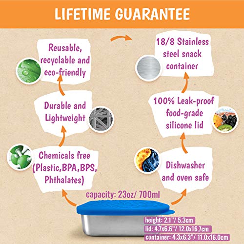 TAVVA Lunch Contenitore per alimenti in acciaio