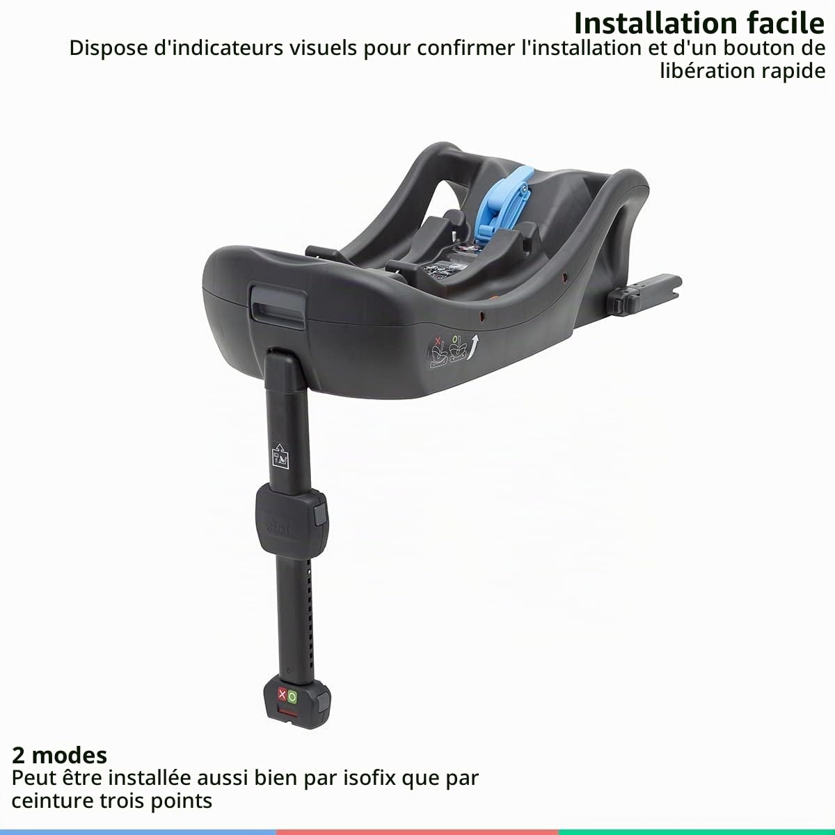 Joie Isofix R44/R129 – Base pour siège de voiture, noir