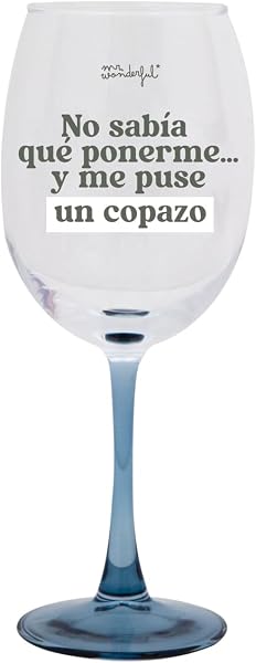 Mr. Wonderful Copa de vino con mensaje 47cl